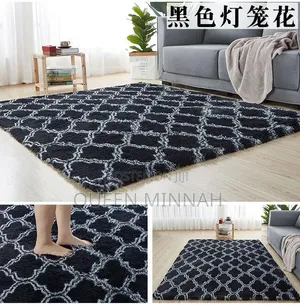 Dark Grey Fluffy / Shaggy Rug 5*6