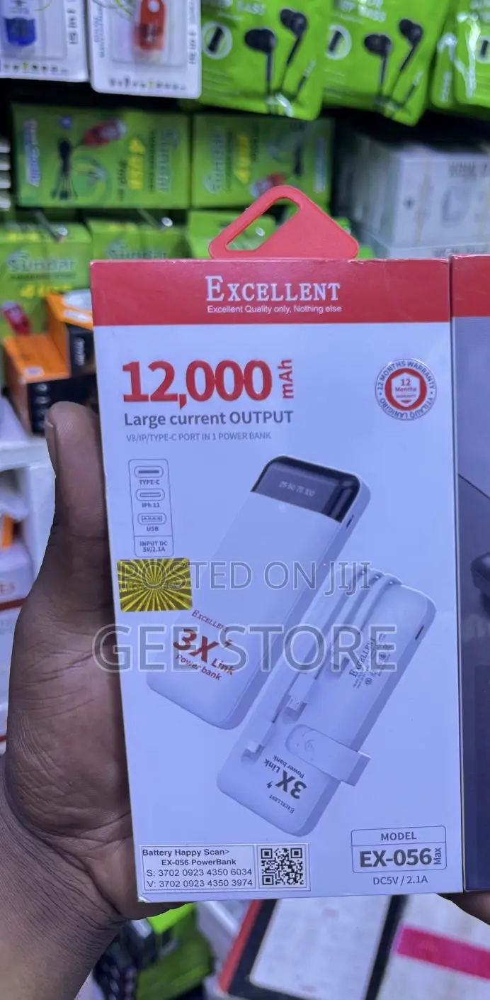 Excellent Powerbank 12000Mah