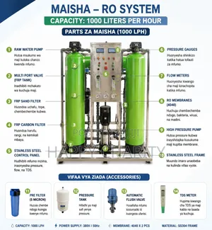 Water Treatment Machines 1000l/H