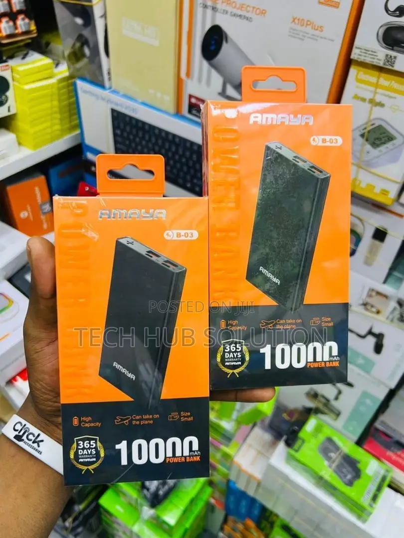 Amaya 10000mAh Power Bank – Portable Charger