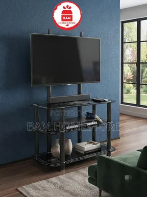The Grand Floral Glass TV Mount Console( Showcase+ TV Brackets)