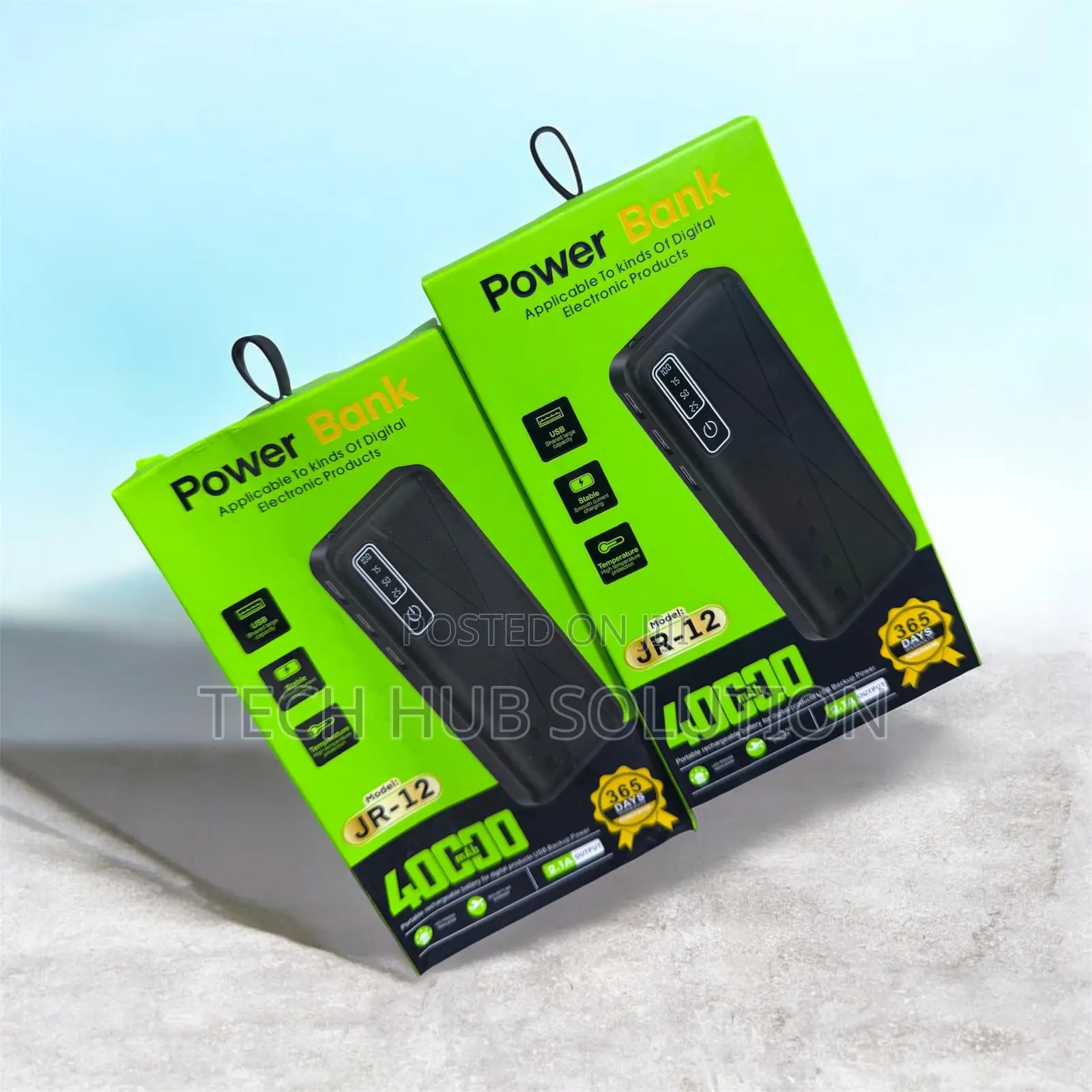 JR-12 40000mAh Power Bank – High Capacity Portable Charger