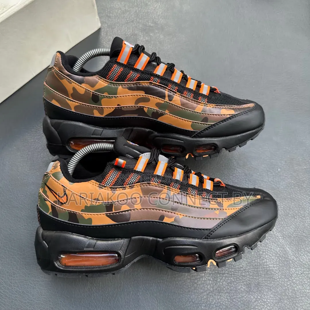 Viatu Vya Mazoezi Na Pamba Za Kijanja(air Max 95 )