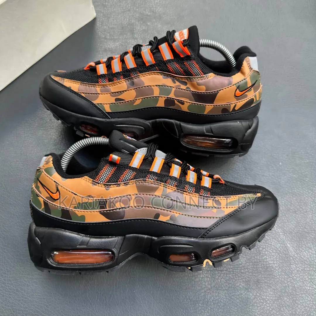 Viatu Vya Mazoezi Na Pamba Za Kijanja(air Max 95 )