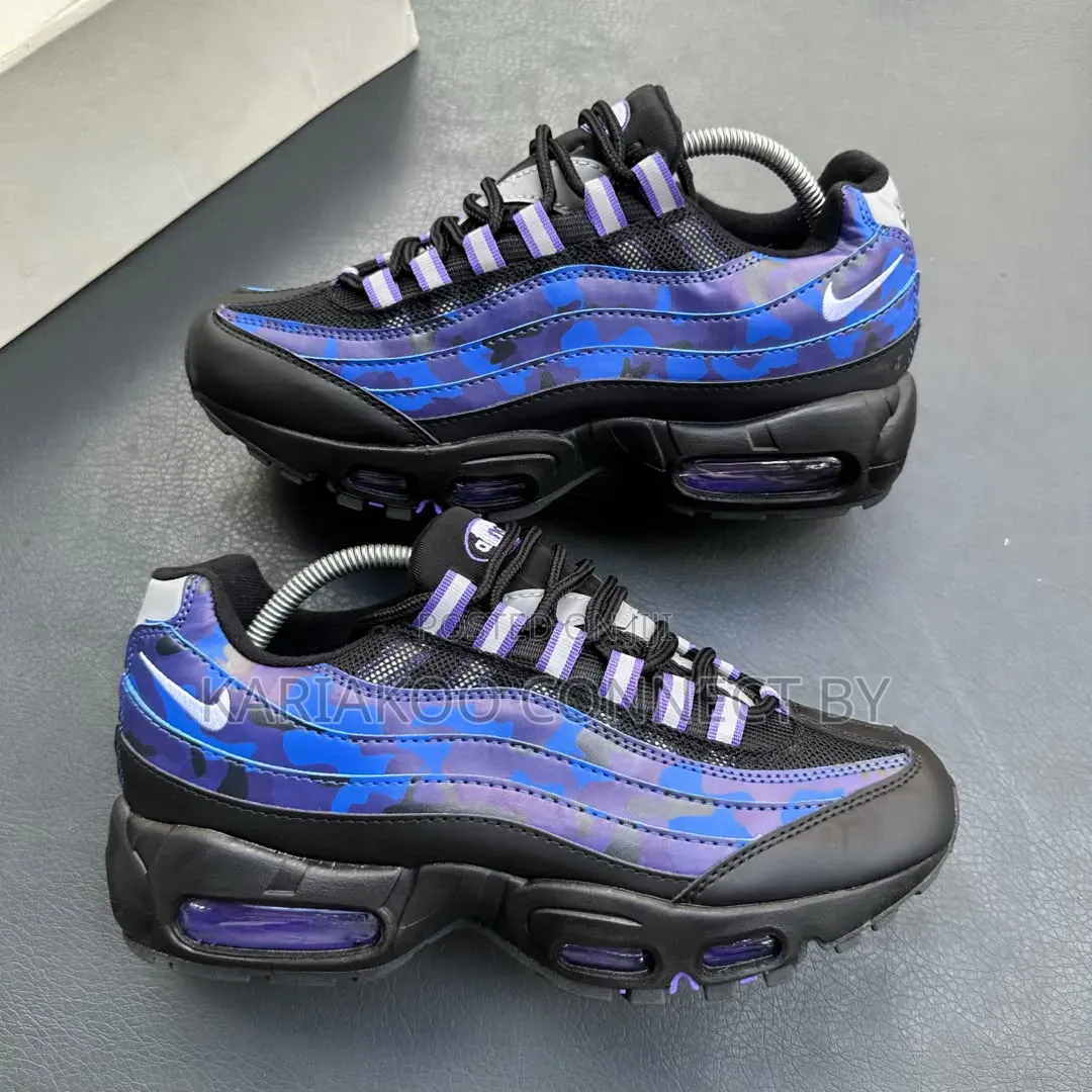 Viatu Vya Mazoezi Na Pamba Za Kijanja(air Max 95 )
