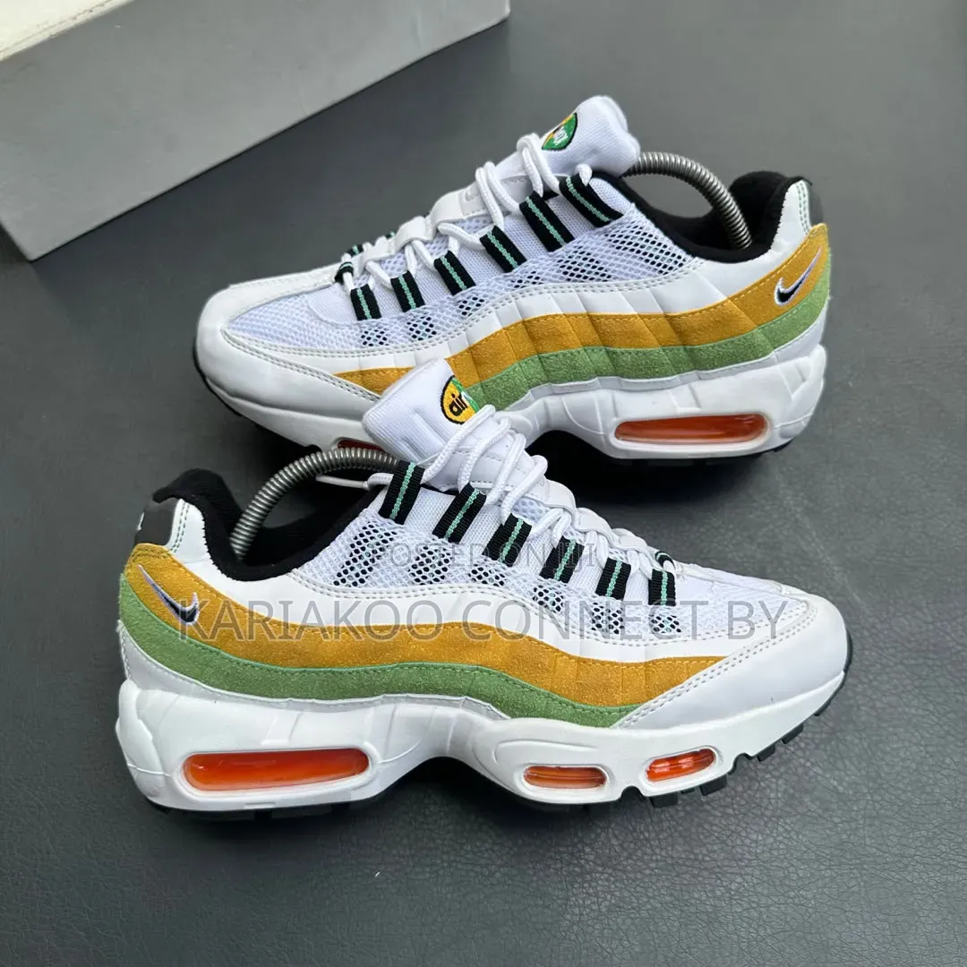 Viatu Vya Mazoezi Na Pamba Za Kijanja(air Max 95 )