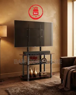The Cupid Arrow Glass TV Mount Console (Showcase+ TV Brackets)