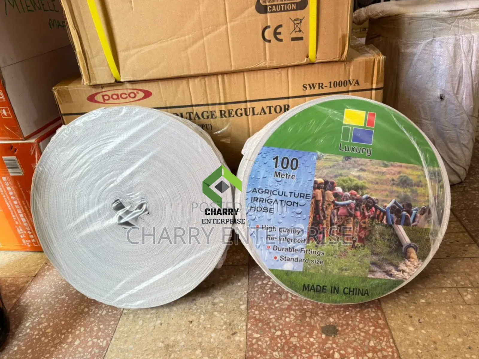 100m Agriculture Irrigation Hose 3inch Mpira Wa Water Pump Kumwagilia