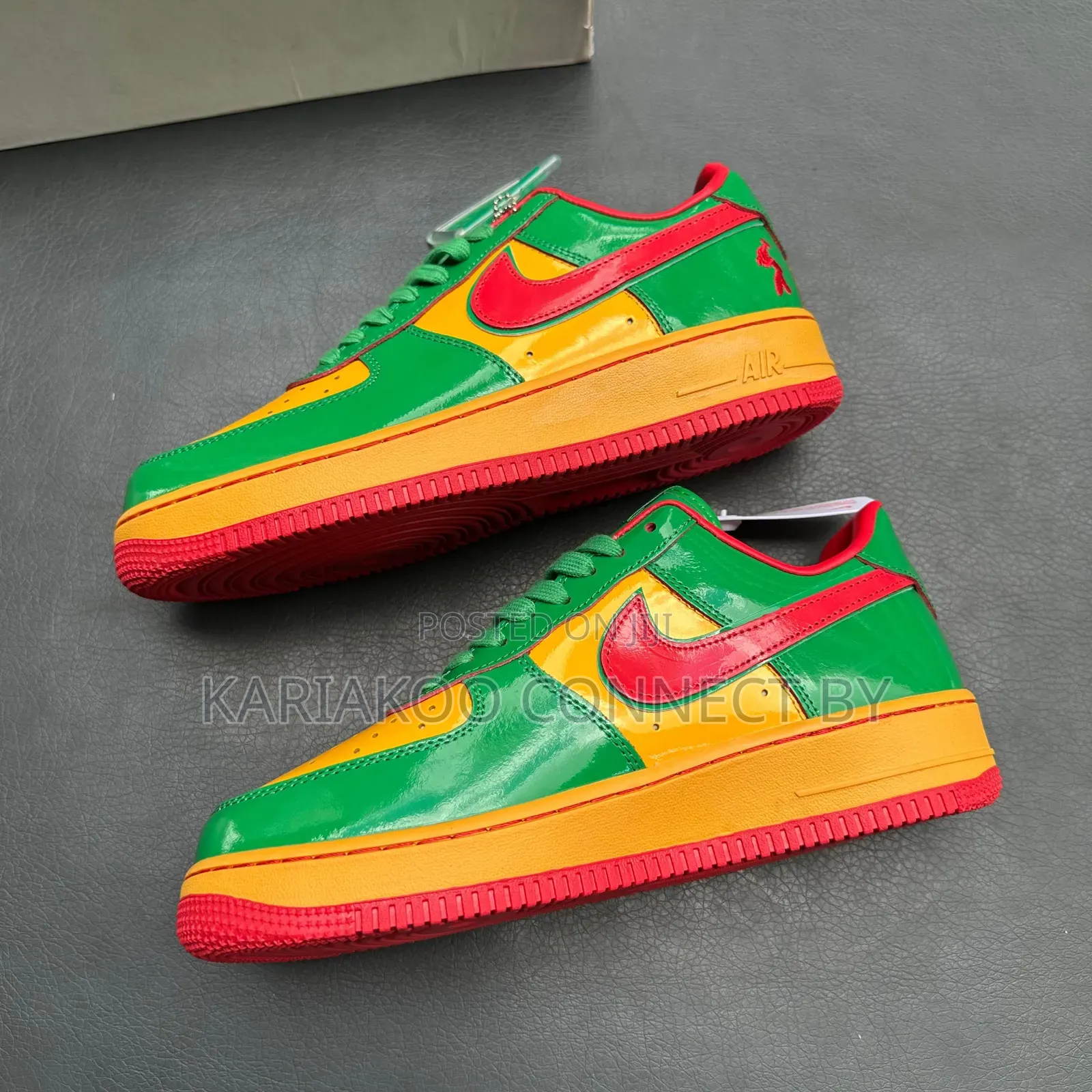 Quality Glossy Patent Leather Sneakers (Nike Air Force 1 Special)