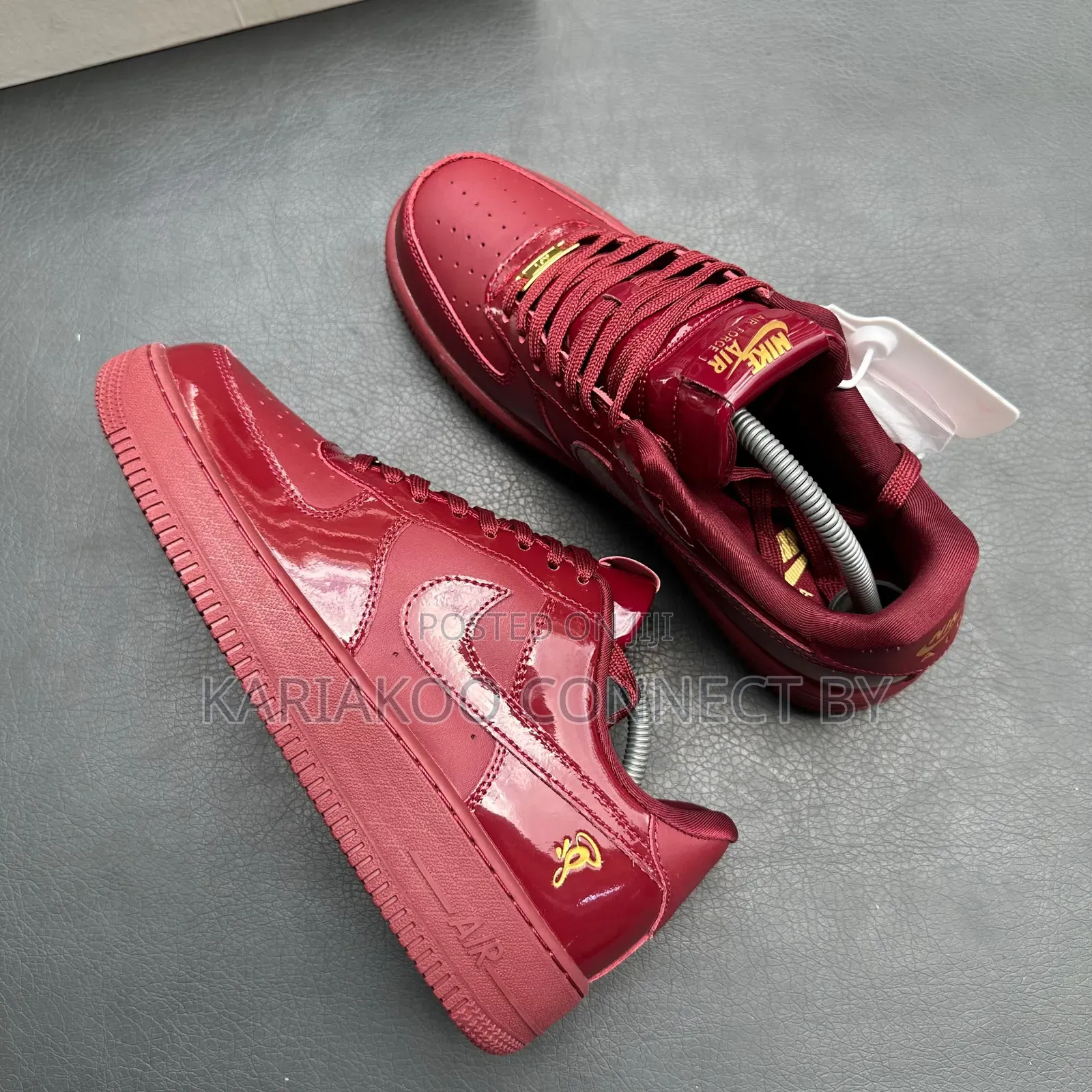 Quality Glossy Patent Leather Sneakers (Nike Air Force 1 Special)