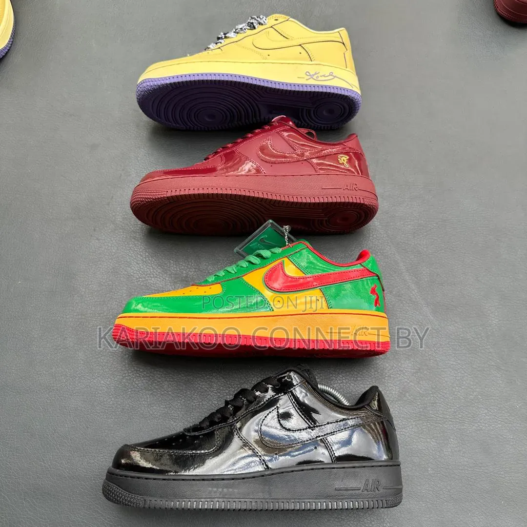 Quality Glossy Patent Leather Sneakers (Nike Air Force 1 Special)