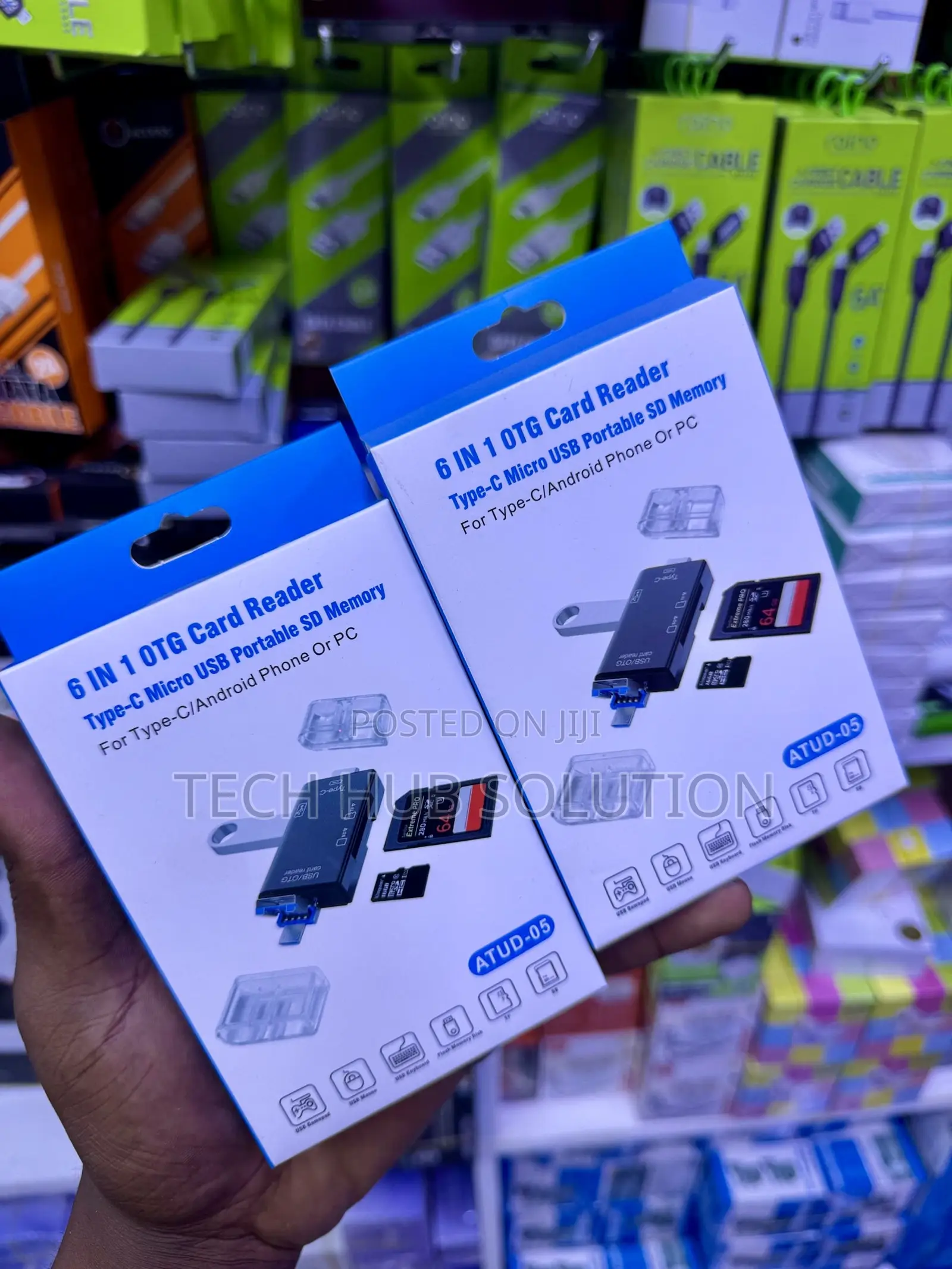 6-in-1 OTG Card Reader