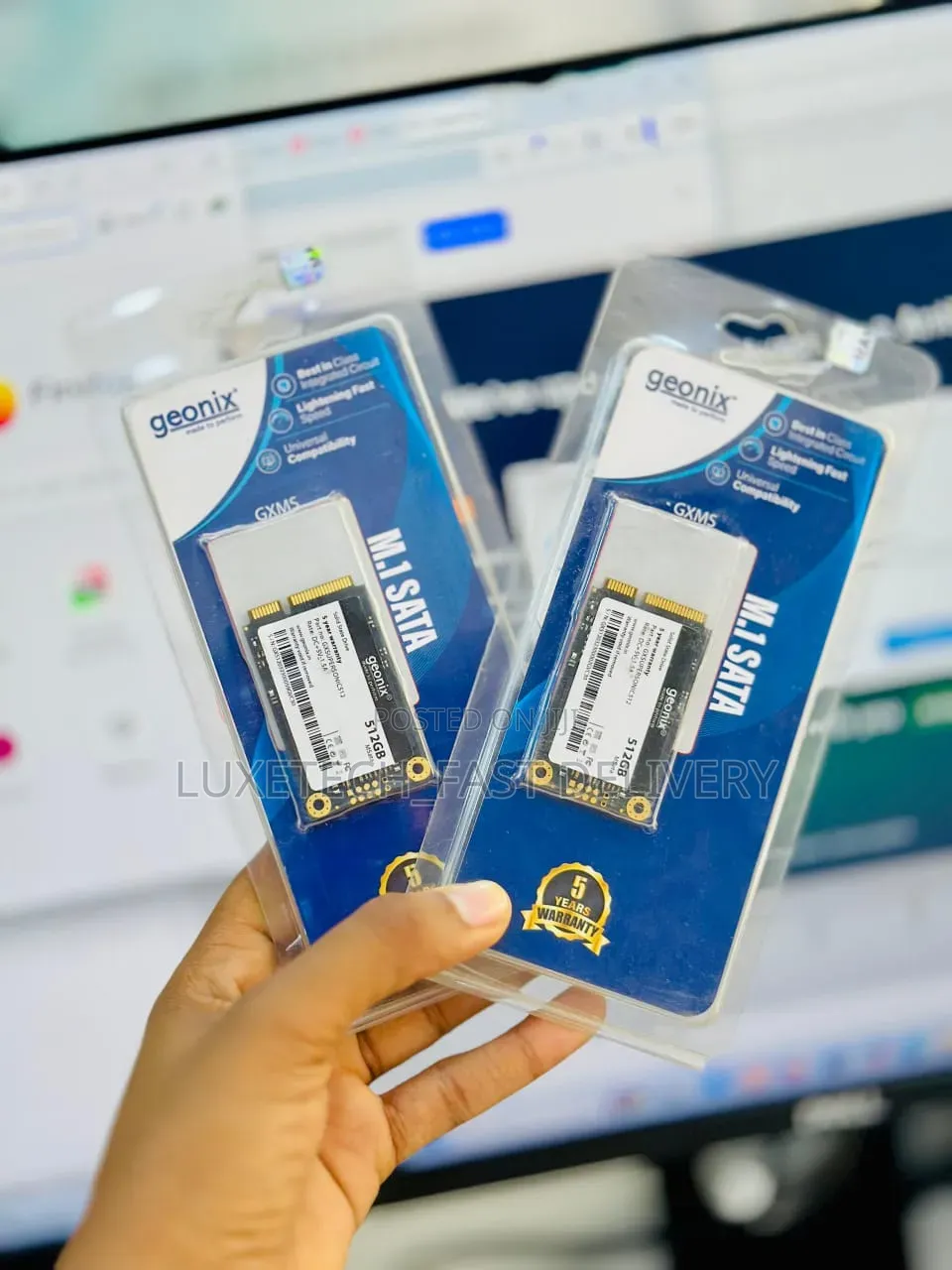 Geonix M.1 mSATA 512GB SSD – SATA III Internal Drive Upgrade