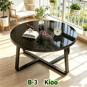 Round Coffee Table (Model B-3 Kioo