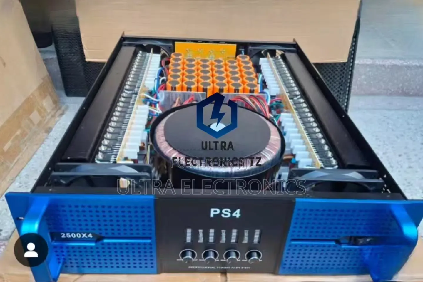 PS4 Powerful PROFESSIONAL Power Amplifier/ BOOSTER 4 Channel