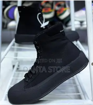 Alexander McQeen Tread Slick High Top Canvas Sneakers