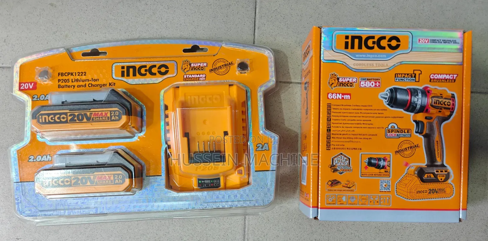 Cordless Drill 20v Ingco 66nm
