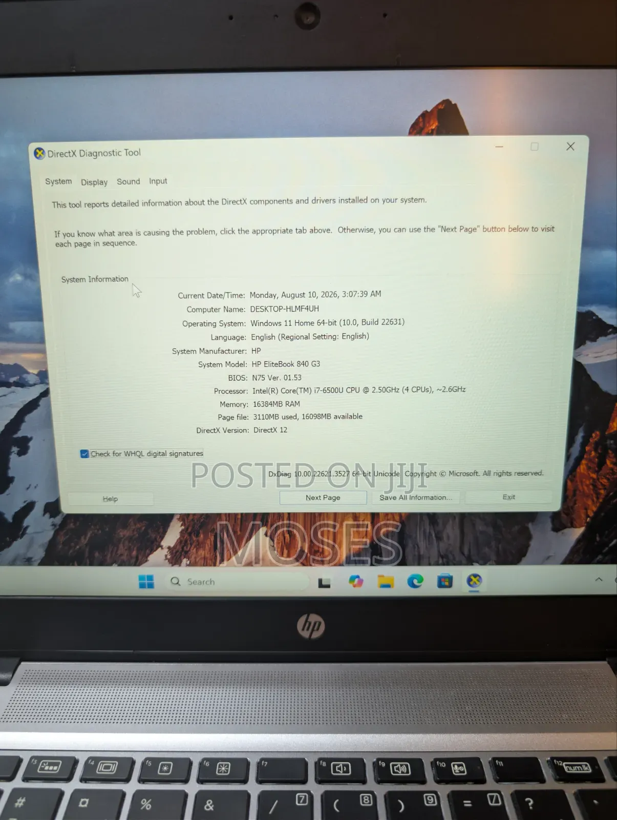 Laptop HP EliteBook 840 G3 16GB Intel Core i7 SSD 256GB