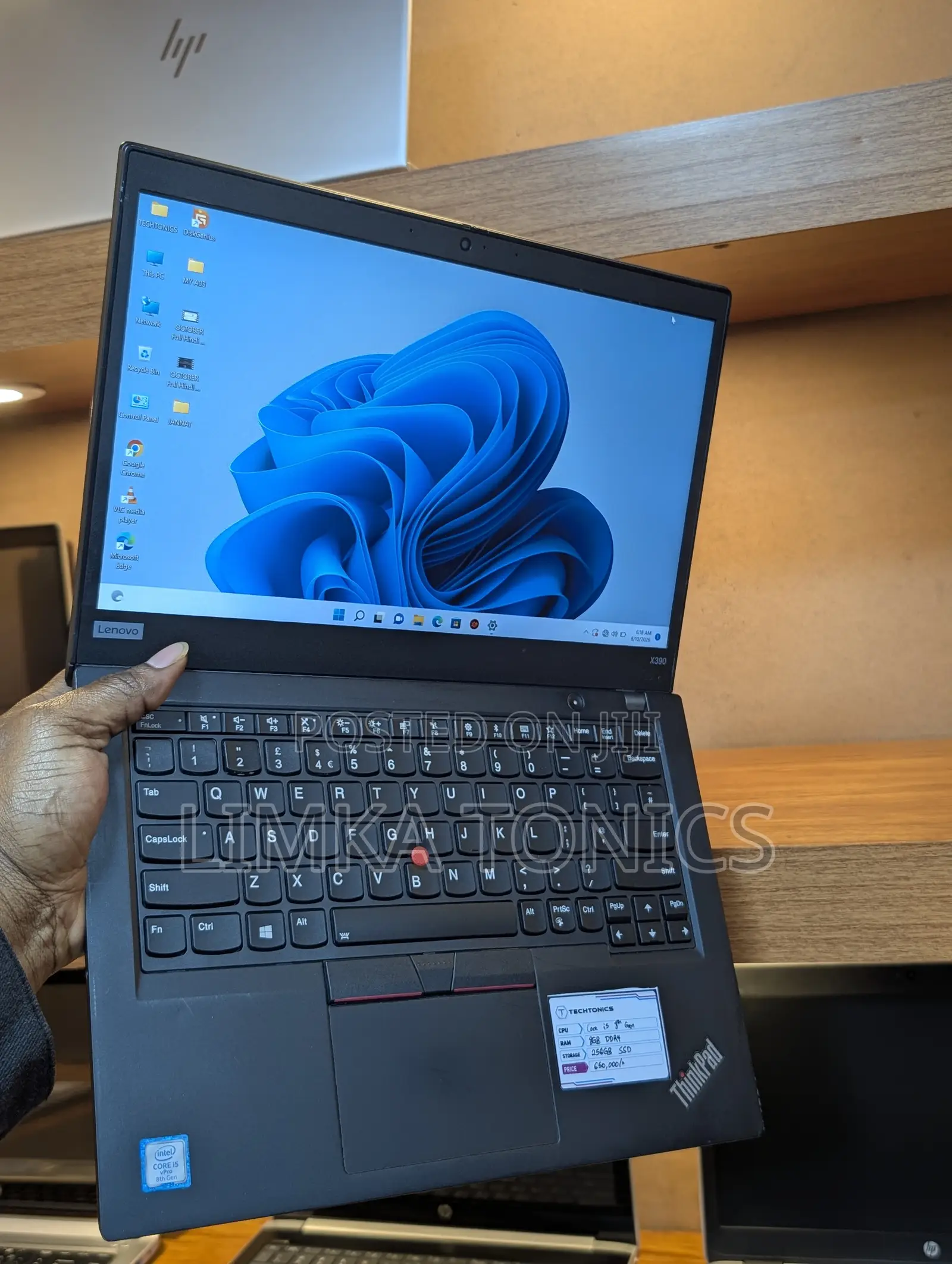 New Laptop Lenovo ThinkPad X390 8GB Intel Core i5 SSD 256GB