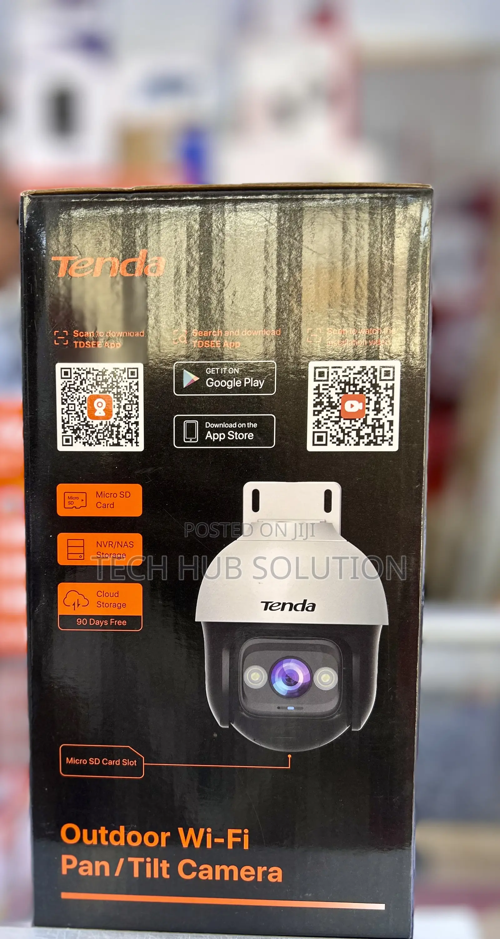 Tenda Outdoor WiFi Tilt Camera – Smart Security Camera