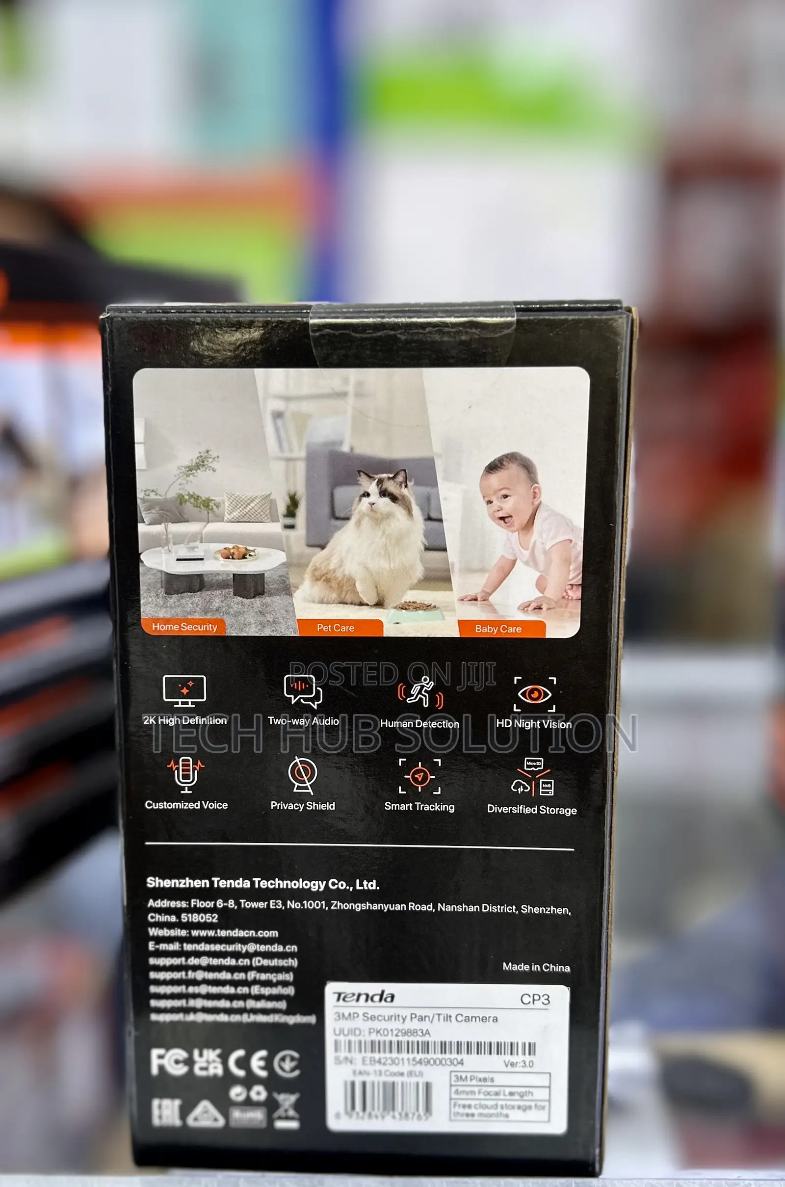 Tenda Security Tilt Camera – WiFi CCTV Camera