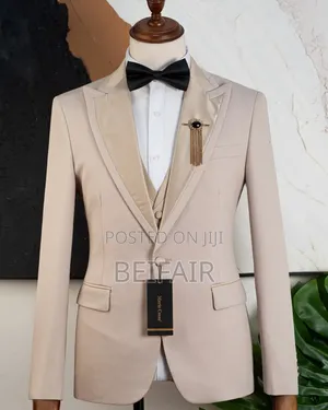 Elegant Khaki Taxedo