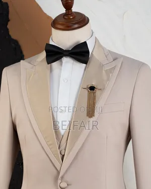 Elegant Khaki Taxedo