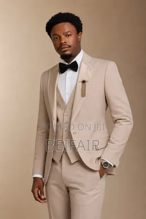 Elegant Khaki Taxedo
