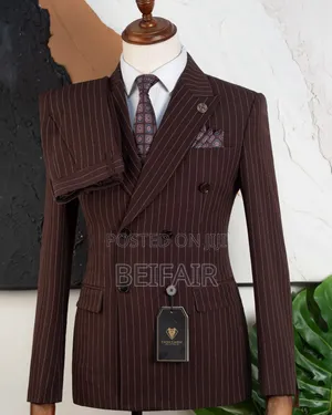 Brown Strips Suits