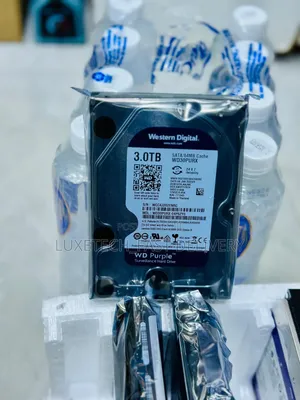 WD Purple 3TB Surveillance Hard Drive –SATA for 32-Camera CCTV DVR/NVR