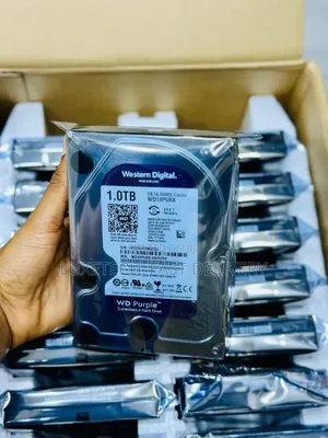 WD Purple 1TB Surveillance Hard Drive – SATA HDD for 64-Camera CCTV