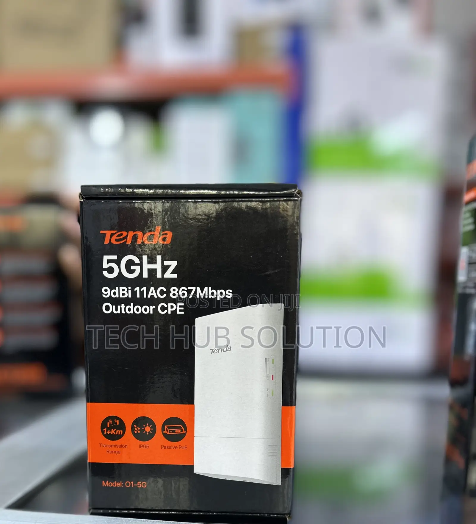 Tenda 5GHz 9dBi Outdoor CPE – Long Range Wireless Network Bridge