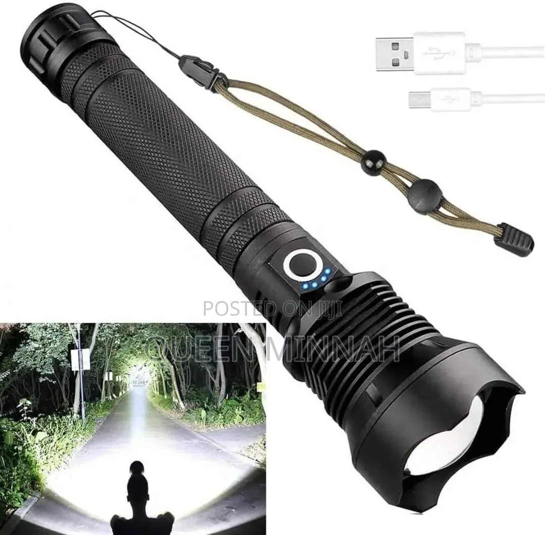 Rechargable Tactical LED Flashlight Torch