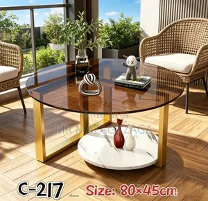 Rock Slab Round Coffee Table 80cm