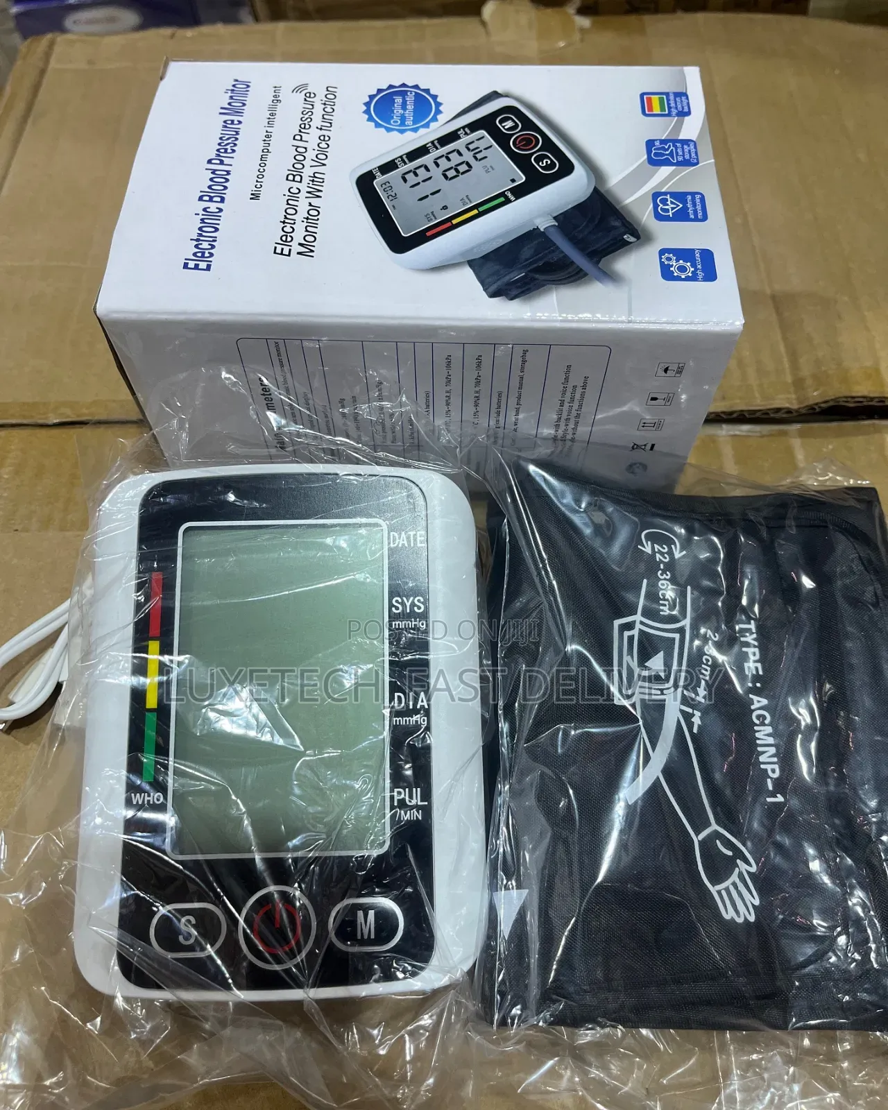 Digital Blood Pressure Monitor With Voice Function - BP Machine