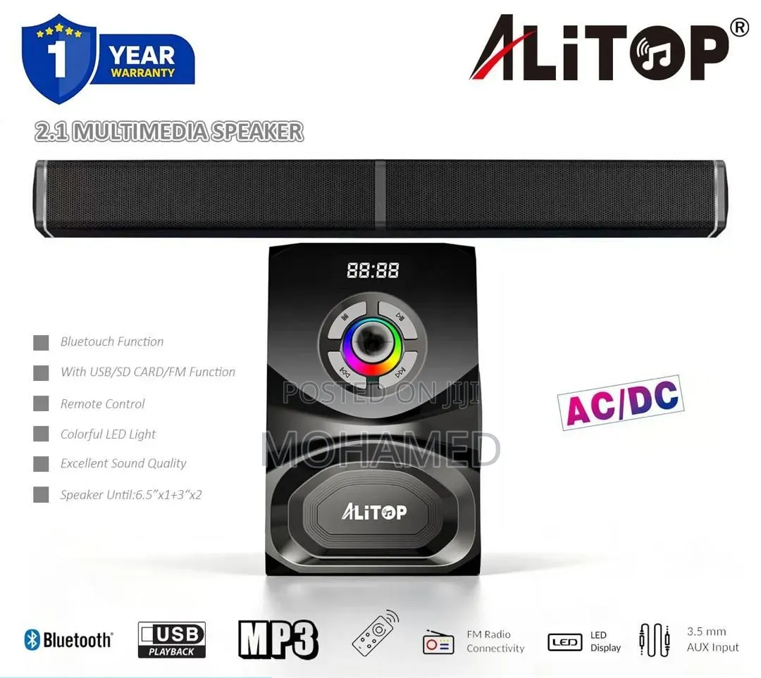Alitop Subwoofer Sp-6225