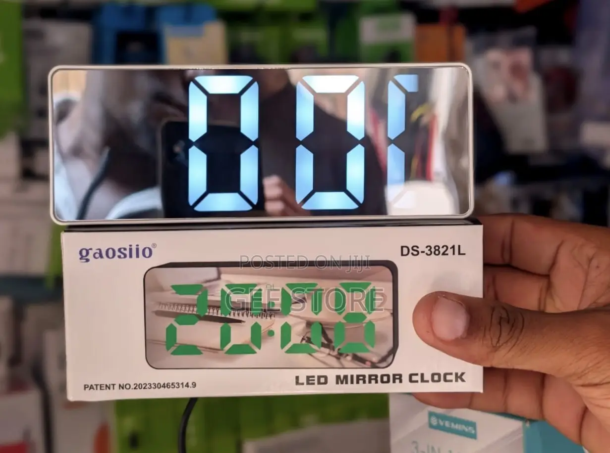 Gaosiio DS-3821L LED Mirror Clock