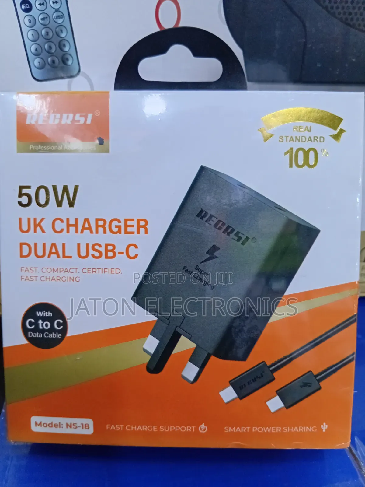 Regrsi Original Fast Charger Type C 50watts