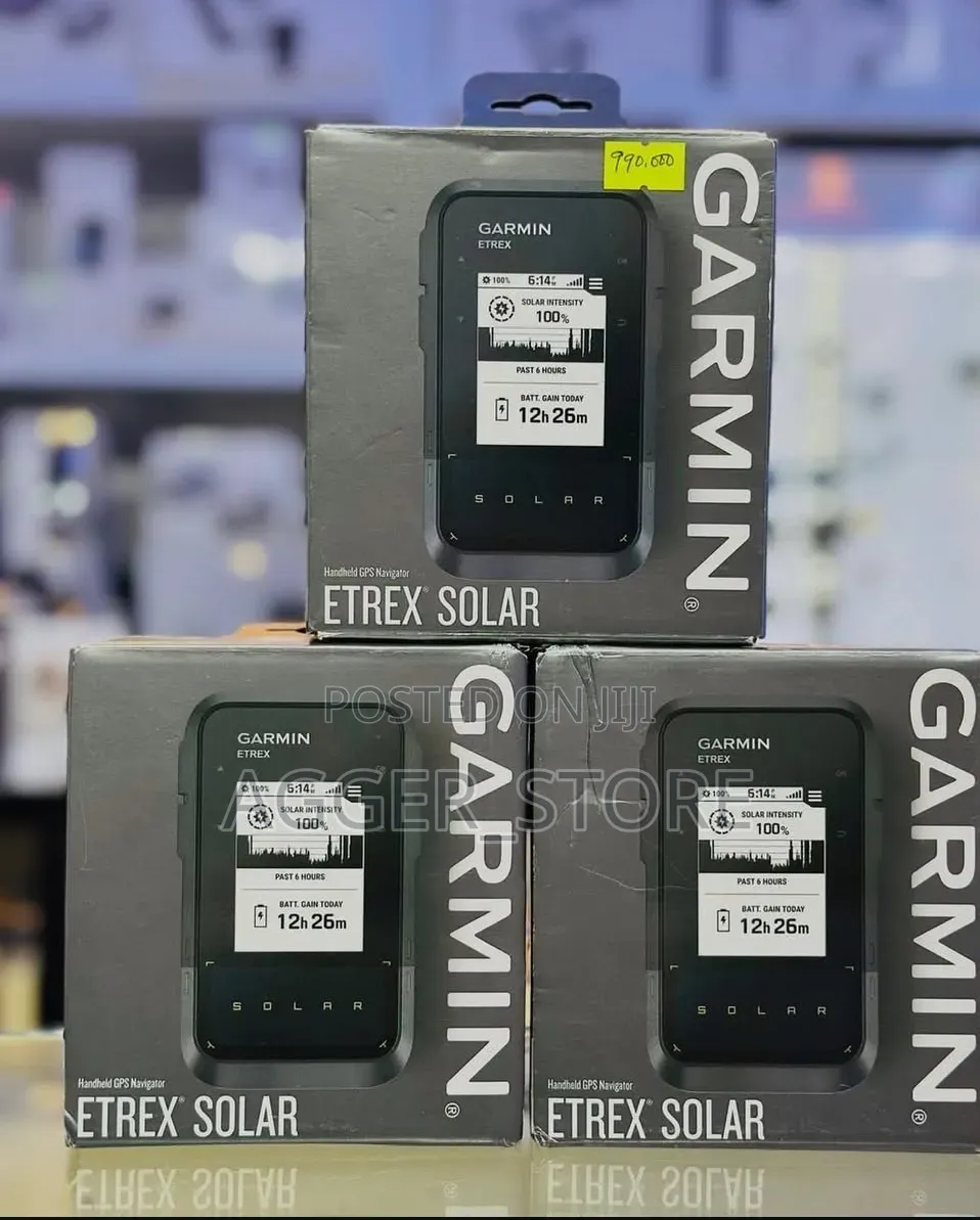 Garmin eTrex Solar Handheld GPS Navigator