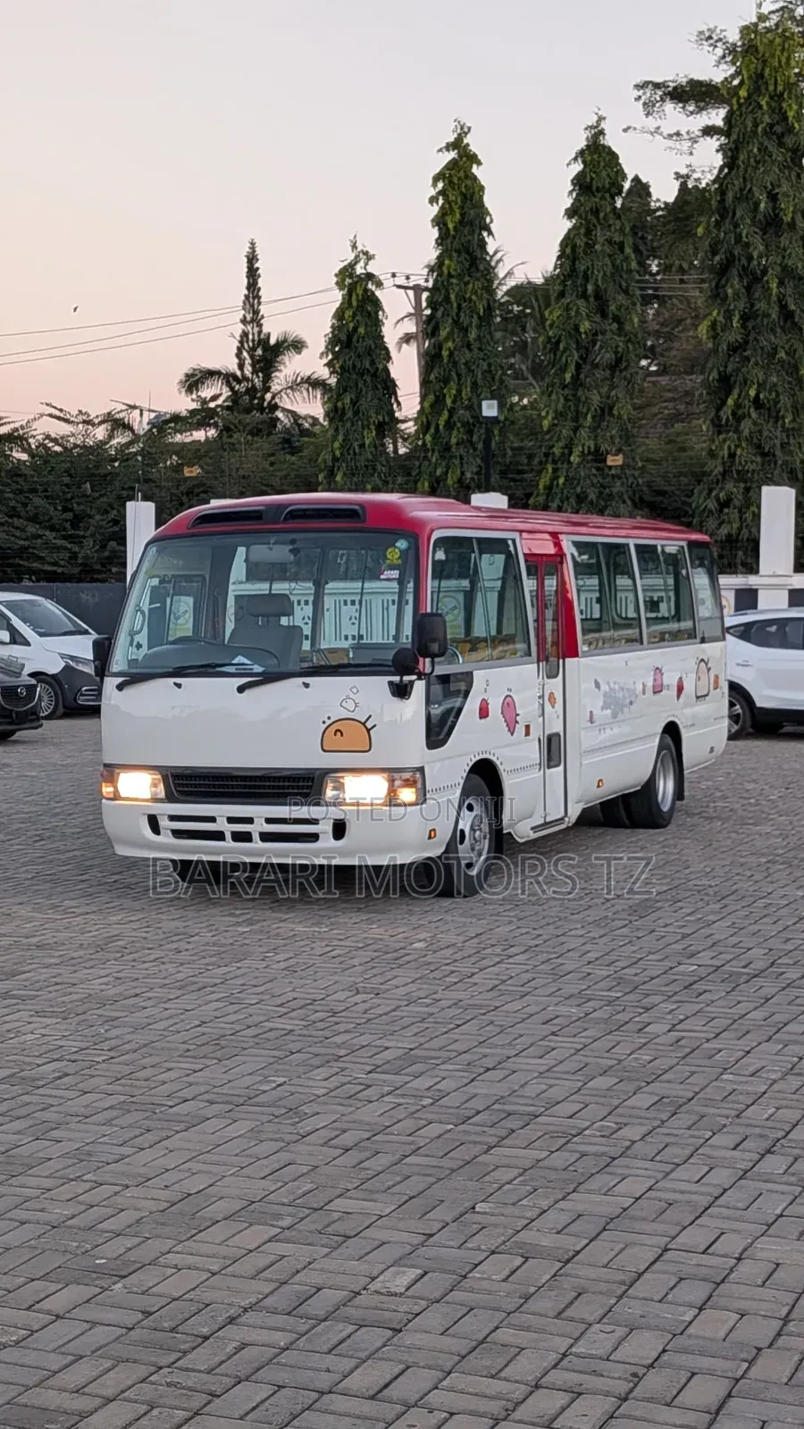 Toyota Coaster 2007 Red