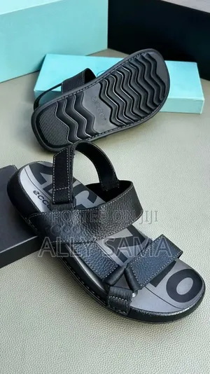 Men's Sandals Ecco Material Soft Leather
