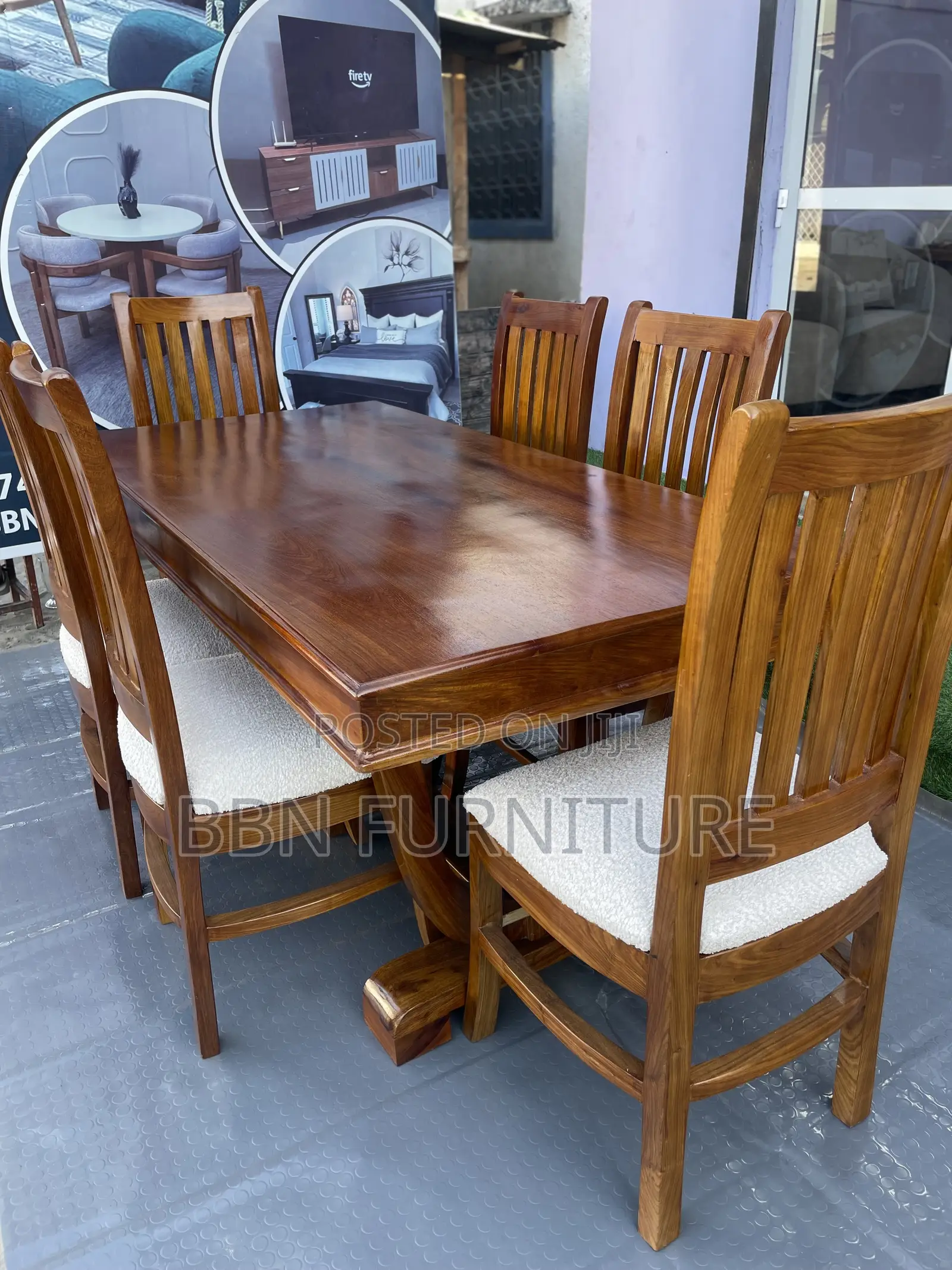 Modern: Dinning Set 6 chairs Mninga