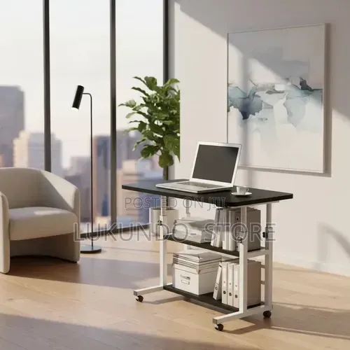 Black Adjustable Table Size 80*40*90cm