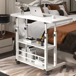 White Adjustable Table Size 80*40*90cm