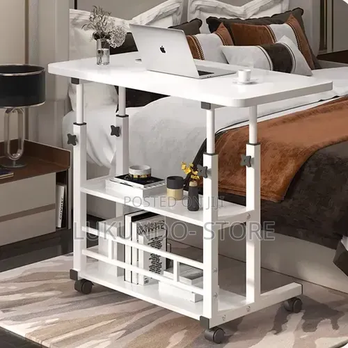 White Adjustable Table Size 80*40*90cm