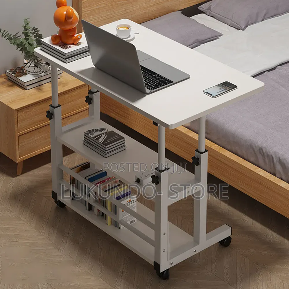 White Adjustable Table Size 80*40*90cm