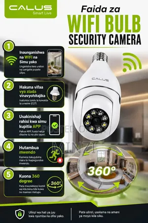 Wifi Bulb Security Camera