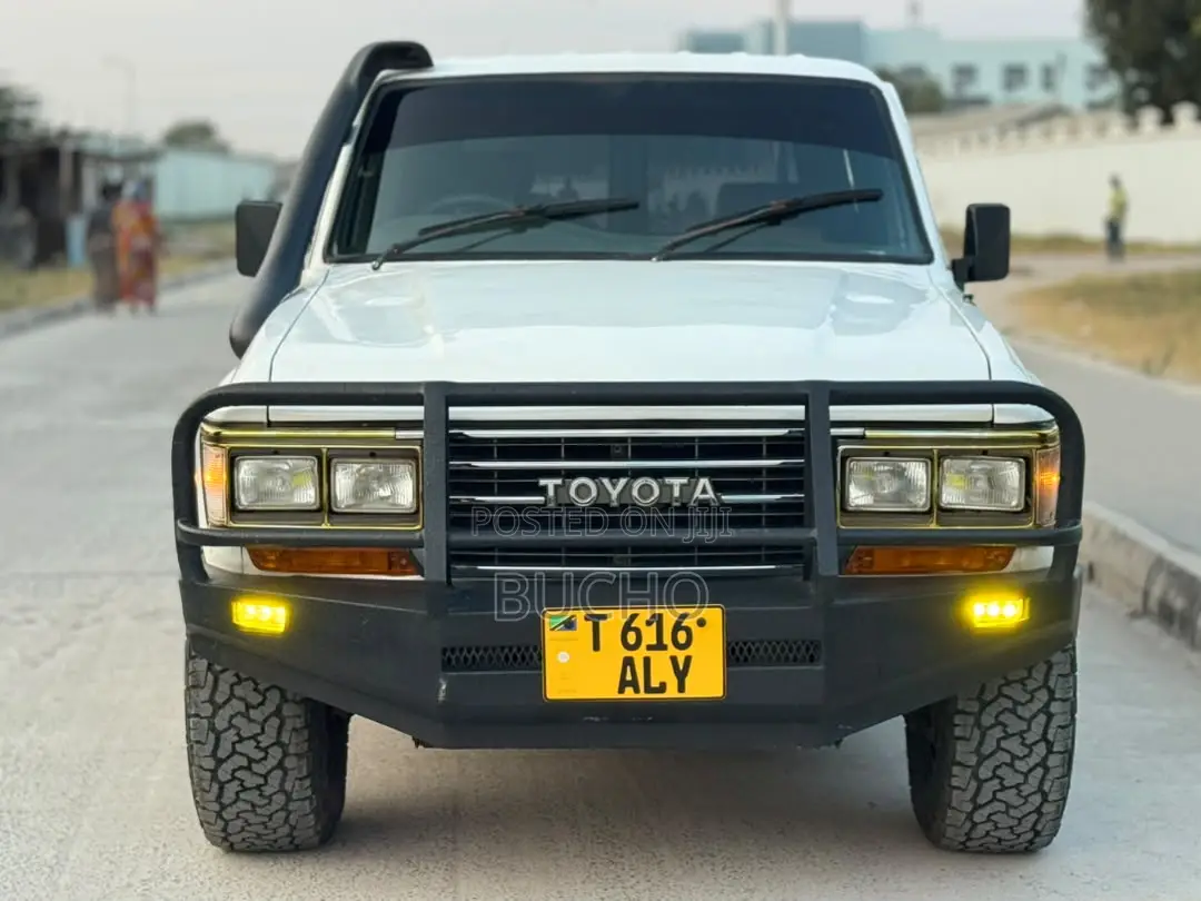 Toyota Land Cruiser 1989 White