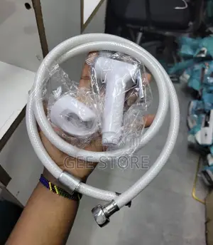 Complete White Handheld Bidet Sprayer Set
