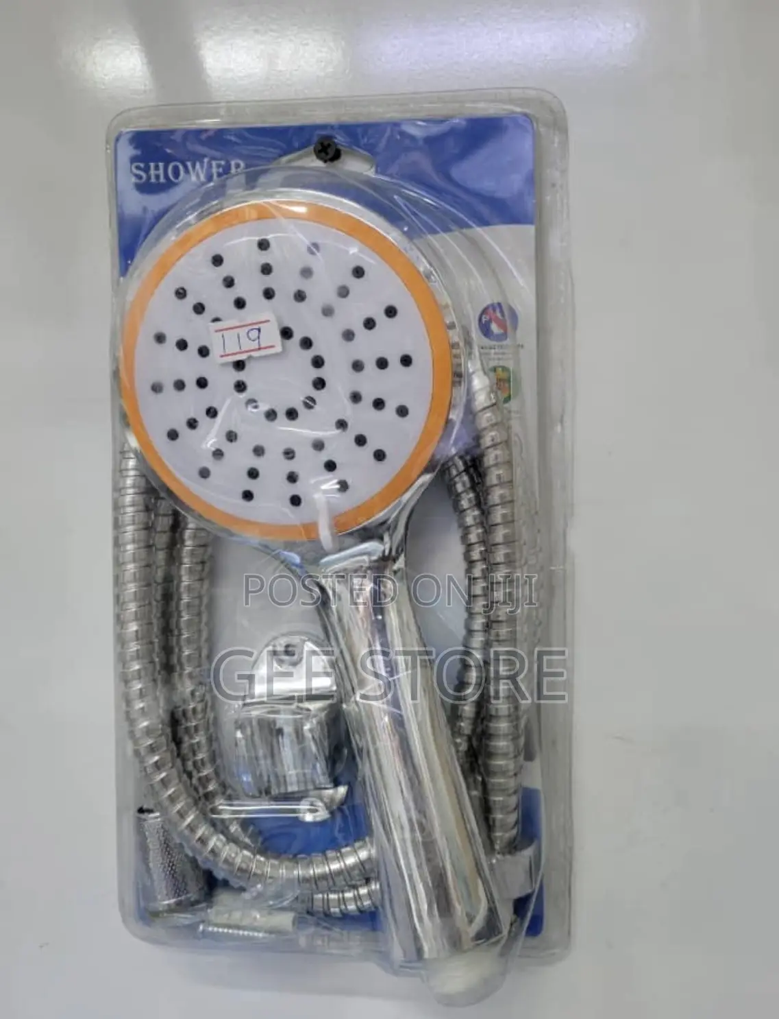 Handheld Chrome Shower Head Kit